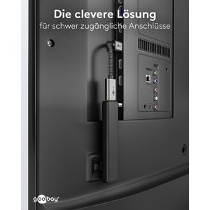 Produktbild für HDMI-Adapter Goobay High Speed Flexadapter, 79145