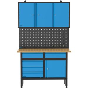 Werkbank Güde GW 5/1, 40494, blau, 3-teilig