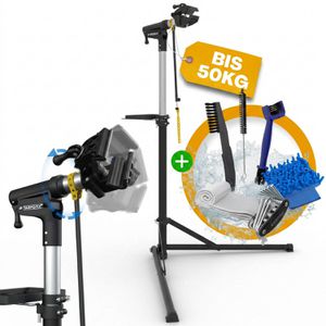 Fahrrad-Montageständer Tarpofix Profi FRM01-SI, E-Bike