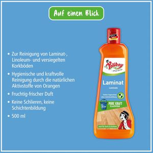 Produktbild für Unterhaltsreiniger Poliboy Laminat