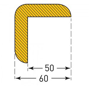 Produktbild für Schutzprofil Moravia Winkel, magnetisch