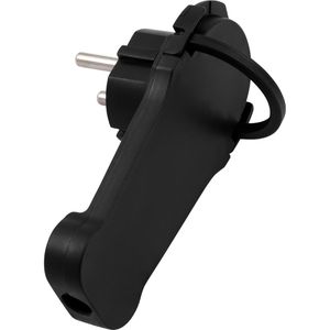 Produktbild für Schutzkontaktstecker McPower 16 A / 230 V, schwarz