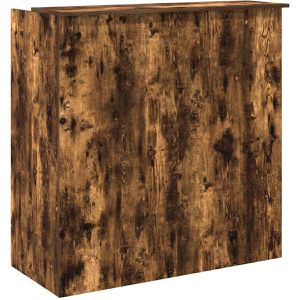 Empfangstheke vidaXL 3324164, räuchereiche