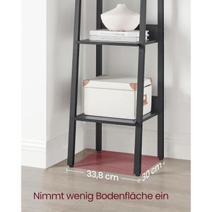Produktbild für Bücherregal Vasagle LLS109B56, schwarz