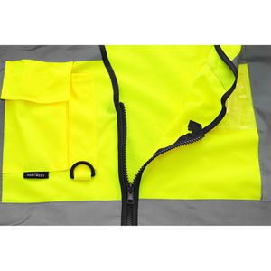 Produktbild für Warnweste Portwest Warschau Kontrast Exekutiv C476