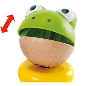 Produktbild für Motorikspielzeug Hape E0457, Stapel Frosch