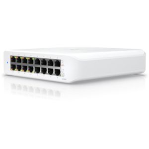 Switch UbiQuiti UniFi Lite 16 PoE, USW-Lite-16-PoE, managed