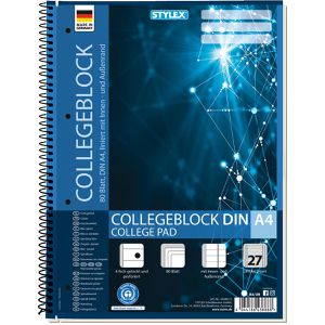 Produktbild für Collegeblock Stylex 43888, A4