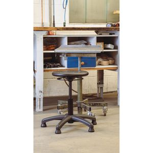 Produktbild für Drehhocker meychair A1S-TG-PUA1-PW, 10013