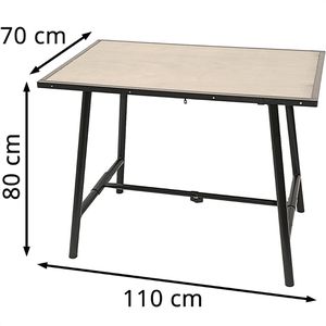 Produktbild für Arbeitstisch Rems Jumbo, 120200-R, Klappwerkbank