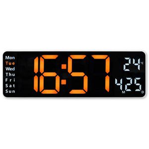 Produktbild für Wanduhr Hama Santa Cruz, Kunststoff, digital, Quarzuhr