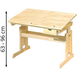 Kinderschreibtisch Inter-Link Julia, 30600020, aus Holz, natur