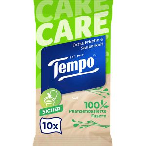 Produktbild für Feuchtes-Toilettenpapier Tempo Travelpack, Care, für unterwegs