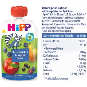 Produktbild für Fruchtpüree HiPP Früchtespaß Mixpack,100% Frucht, BIO
