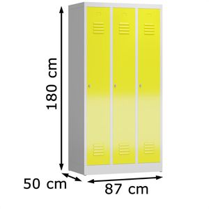 Produktbild für Spind ClassiX X-510136, gelb