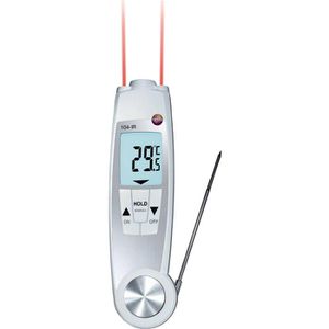 Testo Einstichthermometer 104-IR, digital, -50 bis 250°C, Infrarot-Thermometer, Sonde 10 cm
