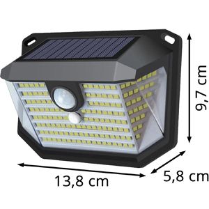 Produktbild für Wandleuchte Luxula LXSO400120 aus Kunststoff, für außen (IP44)