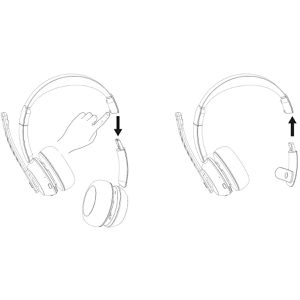 Produktbild für Headset Hama BT-800 Stereo, mit Ladestation