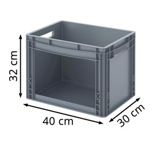 Produktbild für Eurobox AUER SK L 43/32, grau