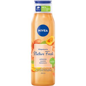 Nivea Duschgel Pflegedusche Natural Fresh, Aprikose, für Frauen, 300ml