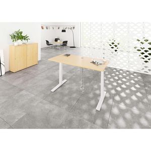 Produktbild für Schreibtisch Hammerbacher XMKA 19, ahorn / weiß