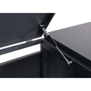 Produktbild für Mülltonnenbox Mendler HWC-J82, Metall