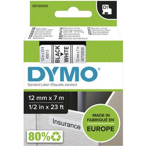 Produktbild für Schriftband Dymo 45013, D1, 12mm