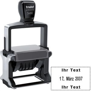 Datumstempel Trodat Professional 5480, schwarz, selbstfärbend
