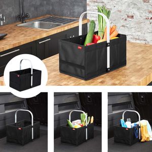 Produktbild für Einkaufskorb achilles AD253bl Handle-Box, schwarz