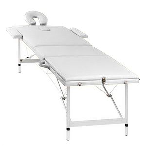 Produktbild für Massageliege vidaXL Massagetisch, aus Aluminium, mit Armlehnen