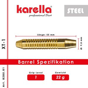 Produktbild für Dartpfeile Karella XT-1 Steel, 8285.01