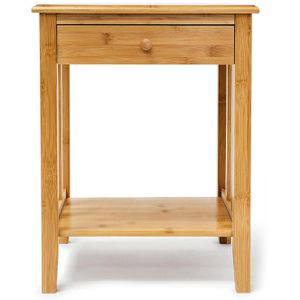 Produktbild für Beistelltisch Relaxdays 10019197, braun, aus Holz