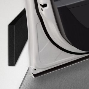 Produktbild für Wandschutz ECENCE 81040405, schwarz