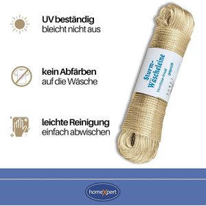 Produktbild für Wäscheleine homeXpert Sturm, 305530