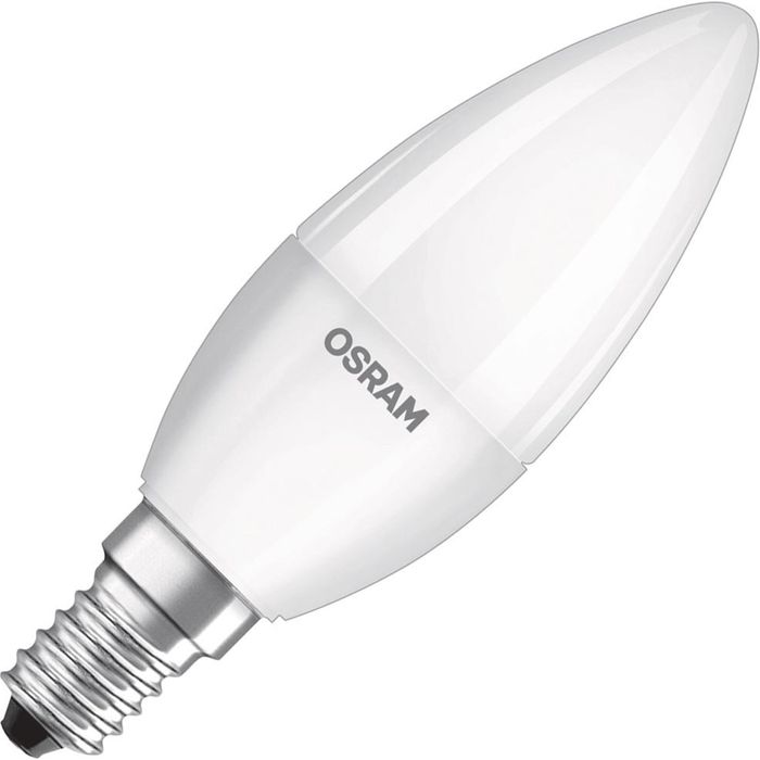 Osram LED-Lampe Base Classic B E14, Neutralweiß 5 Watt (40W), Matt, 4 ...