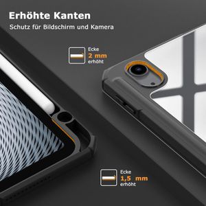 Produktbild für Tablet-Hülle Fintie Hybrid Slim Case, schwarz