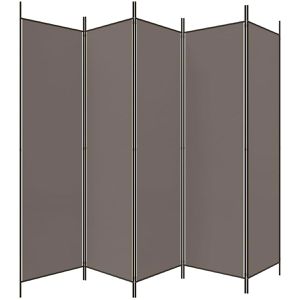 Paravent vidaXL Raumteiler, innen, 5-teilig