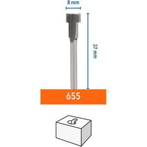 Produktbild für Fräser Dremel 655 Schlüssellochfräser, 3,2mm