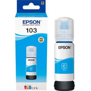 Produktbild für Tinte Epson 103, C13T00S24A cyan
