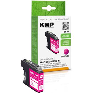 Produktbild für Tinte KMP B61M für Brother LC-125XLM