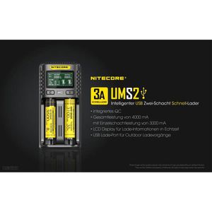 Produktbild für Akku-Ladegerät Nitecore UMS2