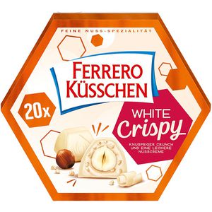 Pralinen Ferrero-Küsschen White Crispy, 20 Stück