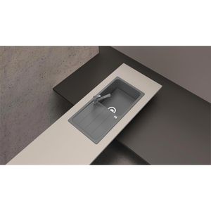 Produktbild für Spülbecken SCHOCK Formhaus D-100L, Einzelbecken, croma