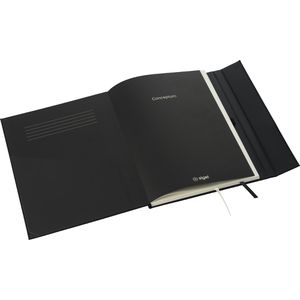 Produktbild für Notizbuch Sigel CO141, Conceptum, schwarz, A4+