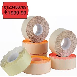 Produktbild für Preisetiketten Böttcher-AG rot, 26 x 16 mm