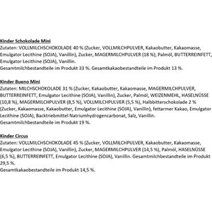 Produktbild für Minischokolade Kinder Weihnachts-Minis Mix