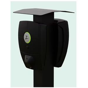 Produktbild für Wallbox-Standfuß Zaptec OnePole 2.0, Aluminium, schwarz