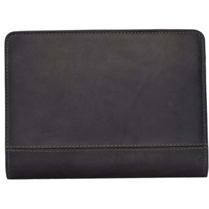 Produktbild für Schreibmappe Menzo MB57, schwarz, Echt Leder