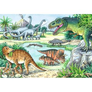 Produktbild für Puzzle Ravensburger Saurier und ihre Lebensräume