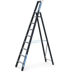 Produktbild für Stehleiter Zarges Megastep S, 41149, mit Plattform